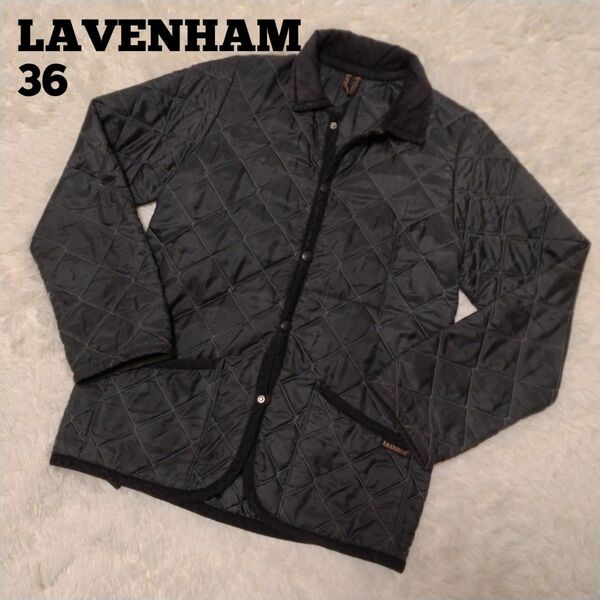 LAVENHAM キルティングジャケット 36 S カーキ