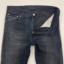 Nudie Jeans THIN FINN ストレッチ スキニージーンズ ブラック グレー W29 スリム ヌーディージーンズ シンフィン デニムパンツ 3020092_画像8