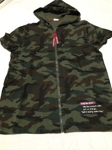  new goods Olive des Olive Parker outer garment camouflage camouflage [ Saturday and Sunday month limitation coupon use .1000 jpy ]