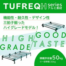 精興工業 タフレック ルーフキャリア Hシリーズ　HH651B ハイエースワゴン_画像2