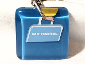 air france ブルボンキーホルダー　サビニャック Savignac 　フランスアンティーク　エールフランス　飛行機　