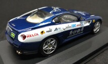 ジャンク品 イクソ 1/43 フェラーリ F599 GTB パンアメリカン 2006 ブルー（ixo Ferrari F599 GTB Panamerican 2006 Blue）_画像6
