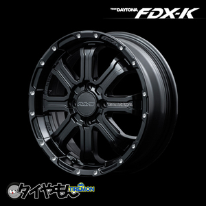 RAYS TEAM DAYTONA FDX-K 15インチ 4H100 5J +48 4本セット ホイール セミグロスブラック 軽自動車 レイズ デイトナ