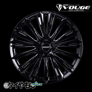 RAYS VERSUS VOUGE 2223LIMITED 20インチ 5H112 8.5J +45 2本セット ホイール グロッシーブラック ヴォーグ ベルサス レイズ