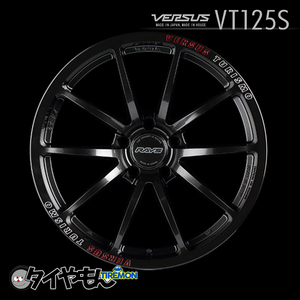 RAYS VERSUS VT125S 18インチ 5H112 9.5J +38 4本セット ホイール ダークガンメタ 軽量 サーキット レイズ