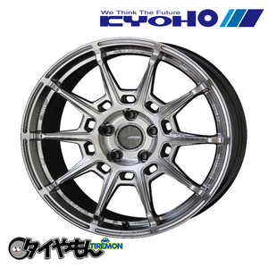 AME GALERNA REFINO ガレルナ レフィーノ 18インチ 5H114.3 9.5J +38 2本セット ホイール ハイパーシルバー WRX STI、ランエボX、R34（