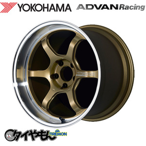 鍛造 ヨコハマ アドバンレーシング R6 18インチ 5H114.3 9.5J +12 4本セット ホイール MRBG 軽量 ADVAN Racing