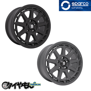 SPARCO GRAVEL 17インチ 5H108 8J +45 4本セット ホイール マットブラック スパルコ グラベル イヴォーク ベルランゴ