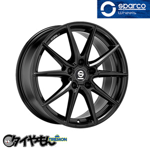 SPARCO DRS 18インチ 5H110 8J +35 1本 ホイール グロスブラック スパルコ ディーアールエス アルファロメオ ジュリエッタ レネゲード