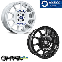 SPARCO TERRA 16インチ 4H98 7J +37 1本 ホイール ホワイト スパルコ テラ アバルト595 ウエイト注意_画像1