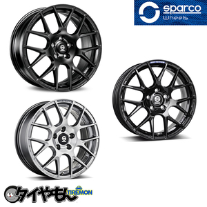 SPARCO PROCORSA 18インチ 5H112 8J +48 4本セット ホイール グロスブラックorハイパーダーク スパルコ プロコルサ アウディA3 ゴルフ8 GT