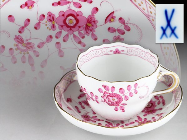 ヤフオク! -「マイセン インドの華 ピンク」の落札相場・落札価格