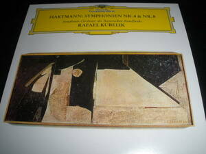 クーベリック ハルトマン 交響曲 4 8番 ストラヴィンスキー ロシア風スケルツォ サーカス・ポルカ ベルリン DG オリジナル 紙 未使用美品
