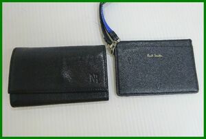 2302☆E-431☆ NINA RICCI　ニナリッチ 　キーケース　 Paul Smith　ポールスミス　カードケース　パスケース　定期入れ　2点　中古