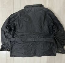 70's 黄タグ　barbour international バブアー　インターナショナル　サイズ　C46 ヴィンテージ　オイルドジャケット　イエローラベル_画像4