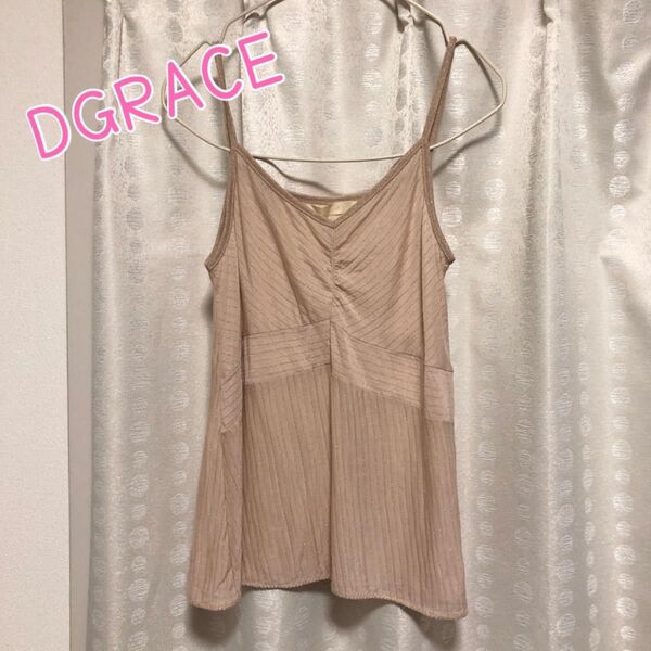 匿名配送☆DGRACE ラメストライプキャミソール☆