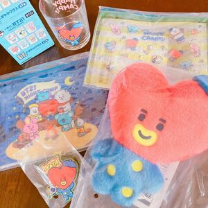 テテ テヒョン TATA V セット BTS BT21 tinytan 一番くじ ぬいぐるみ グラス ラバスト