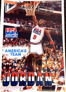 ヴィンテージ 1989 マイケルジョーダン ドアサイズ ポスター NBA-