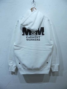 M&M HEAVY PARKA(23-MSW-002)/WHITE/Lsize/新品・未使用/10%OFF