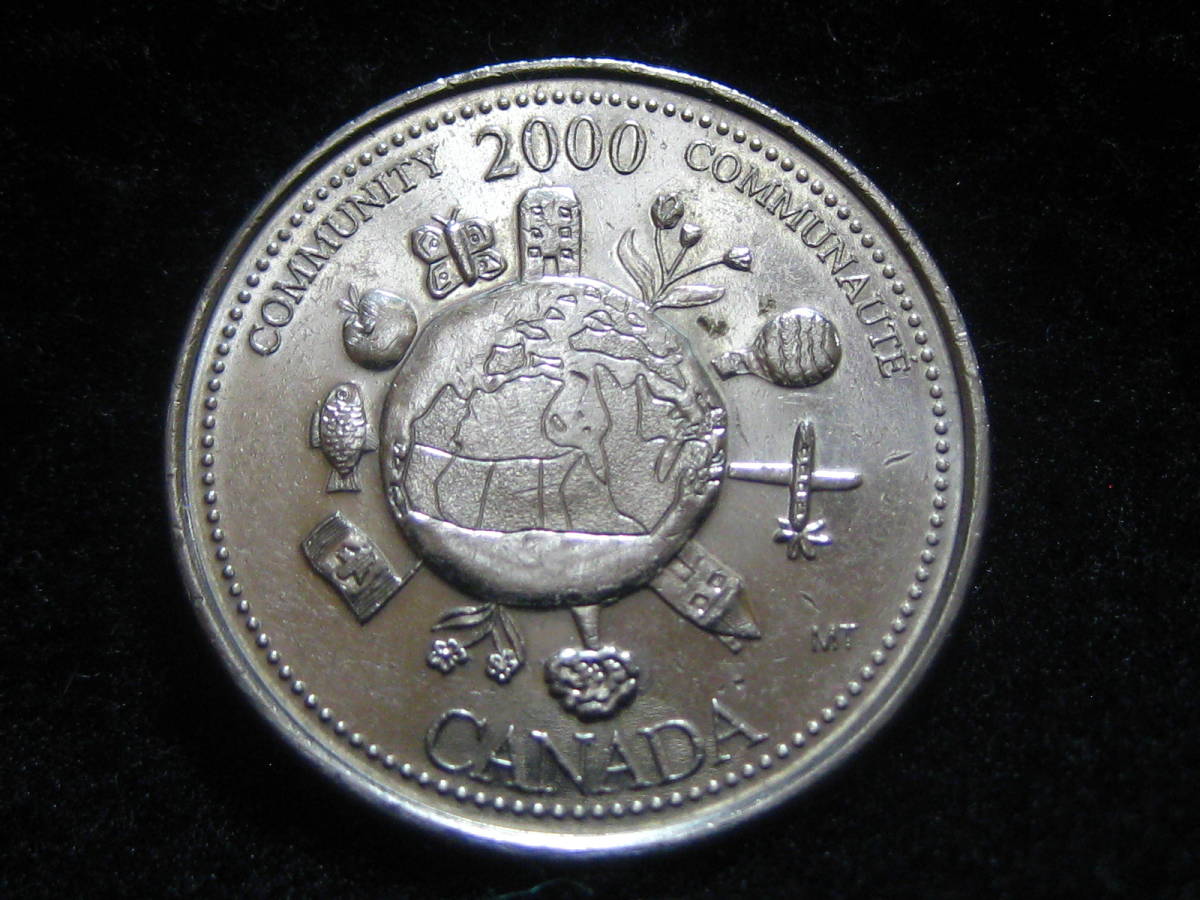 緑林シリーズ 2017 カナダ コイン 25 セント Canada coin 25 cents