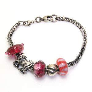 トロールビーズ ブレスレット LAA 925 5点 TROLLBEADS