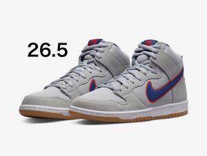 国内正規品 26.5cm 黒タグ Nike SB Dunk High New York Mets ナイキ エスビー ダンク ハイ ニューヨーク メッツ ロブスター トラビス