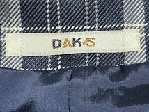 ブランド DAKS ダックス セットアップ チェック柄 スーツ 上下セット スカートスーツ おしゃれ 状態良好 レディース 11号_画像9
