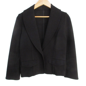 lapis Luce pa- Beams LAPIS LUCE PER BEAMS tailored jacket middle height single button 36 black black /FF20 lady's 