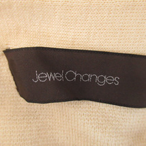 ジュエルチェンジズ Jewel Changes アローズ ニット セーター 長袖 ラウンドネック 無地 ウール アイボリー /YK37 レディース_画像4