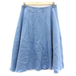  Rope ROPE flair юбка mi утечка длина шерсть 38 голубой бледно-голубой /YM35 женский 