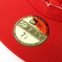 ニューエラ NEW ERA 2022年モデル 美品 59FIFTY オルタネイト2 MLB トロント・ブルージェイズ キャップ レッド 7 1/4 57.7cm 帽子 メンズ_画像6