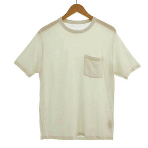 ユナイテッドトウキョウ UNITED TOKYO Tシャツ ニット 胸ポケ 半袖 丸首 日本製 アイボリー 1 メンズ