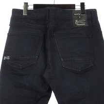 メンズビギ MEN'S BIGI DENHAM別注 RAZOR SLIM FIT デニム ジーンズ パンツ ボタンフライ ネイビー W31 L32 ■SM0 メンズ_画像4