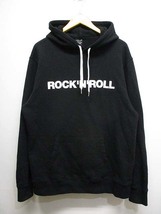 ナンバーナイン NUMBER (N)INE ROCK'N'ROLL フーディー スウェット パーカー 3 黒 ブラック プルオーバー 日本製 正規 メンズ_画像1