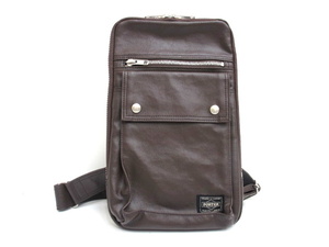  Porter PORTER Freestyle FREE STYLE sling shoulder bag Brown 707-06127 body bag bag light brown group men's lady's 