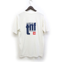 ザノースフェイス THE NORTH FACE Tシャツ TEK TEE プリント ロゴ 半袖 M 白 ホワイト /Z メンズ_画像2