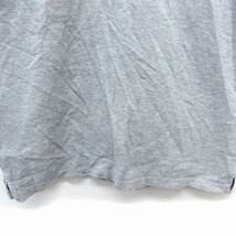アーバンリサーチ URBAN RESEARCH ポロシャツ シャツ オープンカラー リブ コットン 綿 半袖 38 グレー /NT24 レディース_画像5