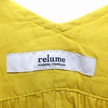 ジャーナルスタンダード レリューム JOURNAL STANDARD relume ワンピース フレア ロング マキシ丈 コットン 綿 ペチコート_画像3