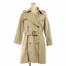 ビューティフルピープル beautiful people ultimate pima trench coat レオパードライナー付きトレンチコート アウター ダブル ベルト付き_画像1