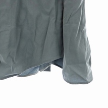 デミルクス ビームス Demi-Luxe BEAMS フラップポケット スカート フレア ロング タック 36 水色 ライトブルー /CX ■OS レディース_画像6