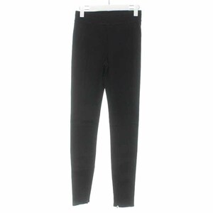 ヘルムートラング HELMUT LANG COATED BLACK SEAM SKNY LG イージーパンツ スキニー スリム ロング 24 XS 黒 ブラック