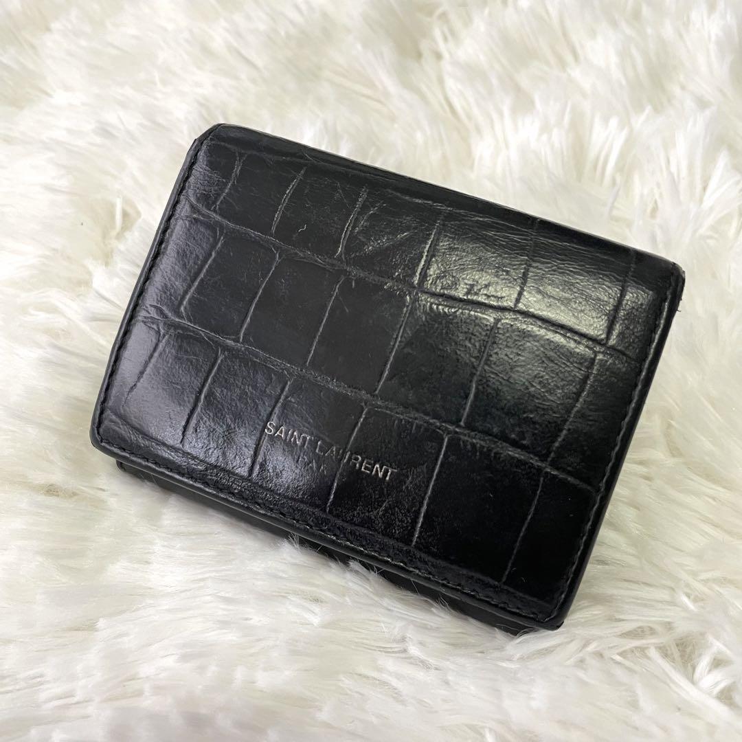 ヤフオク! -「サンローラン 財布 クロコ」の落札相場・落札価格