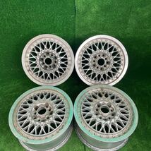 ☆101.BBS ? WEDSメッシュ 15×6.5J +45 100 114.3 5H マルチ ウェッズ アルミホイール アルミホイル 旧車 アメ車 その他、、、、_画像1