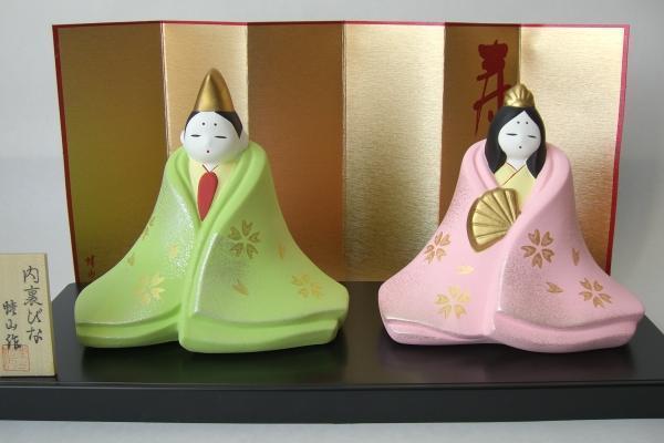 h08★Ceramic figurines★Hina doll set★Yayoi Hina★Banko ware, season, Annual event, Doll's Festival, Hina doll