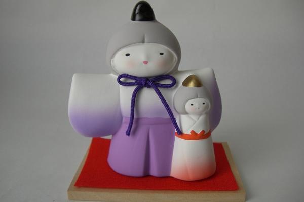 h15★Figuras de cerámica★Juego de muñecas Hina★Muñecas de pie (pequeñas)★Banko-yaki PAGIMALL, Accesorios de interior, ornamento, Estilo japones