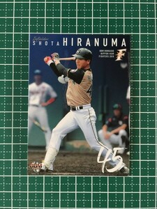 即決のみ！★BBM 2019年 プロ野球 ベースボールカード F55 平沼翔太【北海道日本ハムファイターズ】レギュラーカード 19★