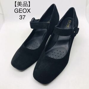 【美品】GEOX RESPIRA ストラップ スパンコール 37 24㎝