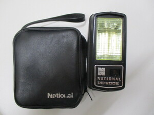 中古品 National ナショナル autopana PE2002 ストロボ フラッシュ 動作未確認 ケース付 【282】