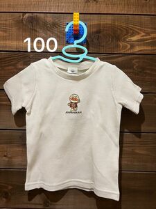 新品　未使用　タグ付き　アンパンマン　ワッフル　Tシャツ　100㎝　しまむら　バースデイ