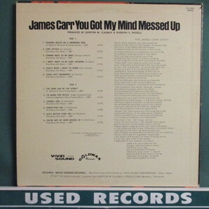 ★ James Carr ： You Got My Mind Messed Up LP ☆ (( Goldwax Gold Wax / 「The Dark End Of The Street」、「Love Attack」収録の画像2